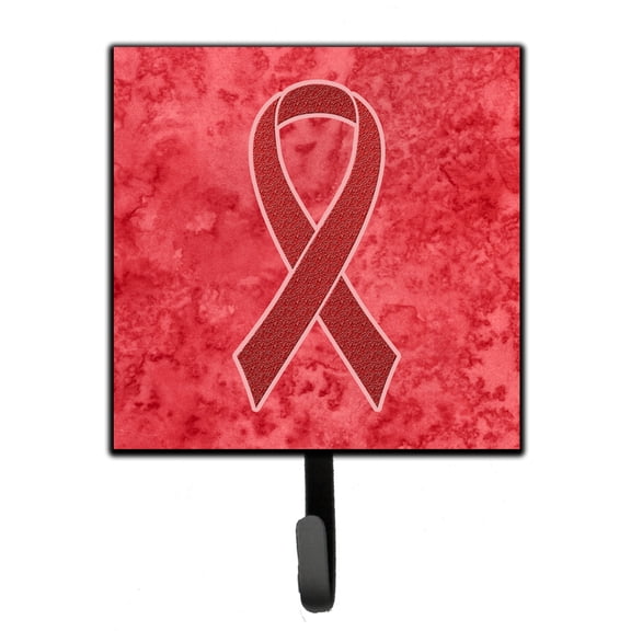 Red Ribbon for Aids Awareness Leash or Key Holder