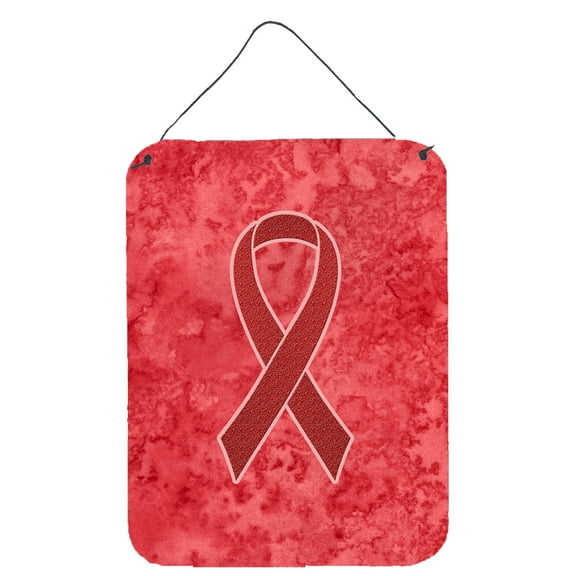 Red Ribbon for Aids Awareness Wall or Door Hanging Prints