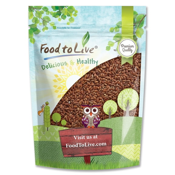 Red Rice, 5 Pounds Kosher, Raw, Vegan by Food to Live
