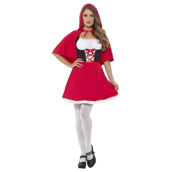 Red Riding Hood Costume Adult Faries Wings Wands Large Female Fancy Dress Party Book Week Halloween