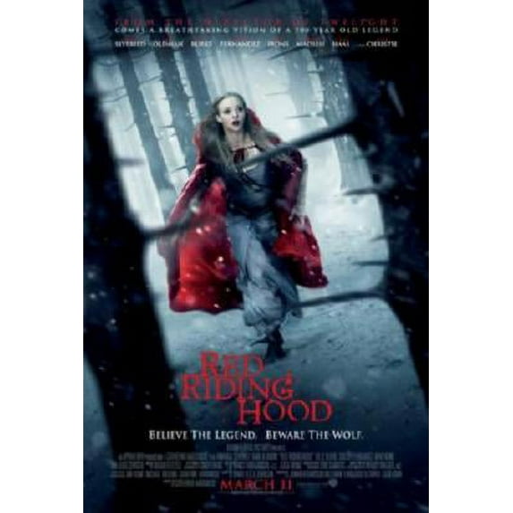 Red Riding Hood Movie Poster Metal Print 12x16 Large Print on Metal 12x16 Square Adults Best Posters