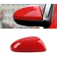 thumbnail image 1 of Red Right Passenger Side Mirror Cover Cap For Mazda 3 2010 2011 2012 2013 No-Signal (Red Right Passenger Side), 1 of 5