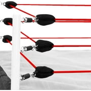 Red Ring Ropes for SMALL WWE AEW Wrestling Action Figure Rings
