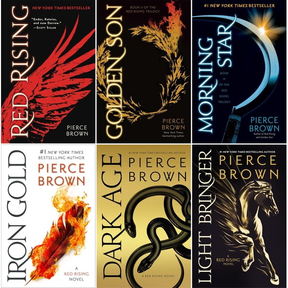 Red Rising Series Vol 1-6 Collection 6 Books Set by Pierce Brown (Red ...