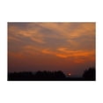 thumbnail image 1 of Red Rising Sun - Boise Idaho Photography Sunset Landscape Nature Silhouette Scenic Moody Minimalist Unframed Wall Art Print 8 x 12 inches, 1 of 7
