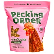 Pecking Order 5 Grain Scratch Chicken Feed, 12 lbs.
