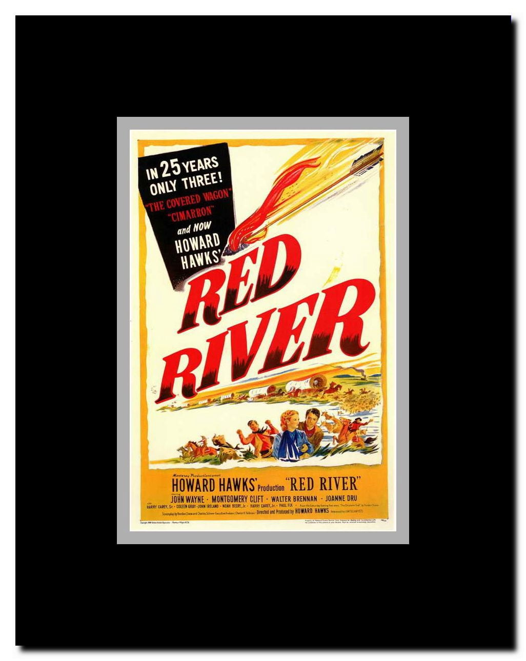 Red River Framed Movie Poster