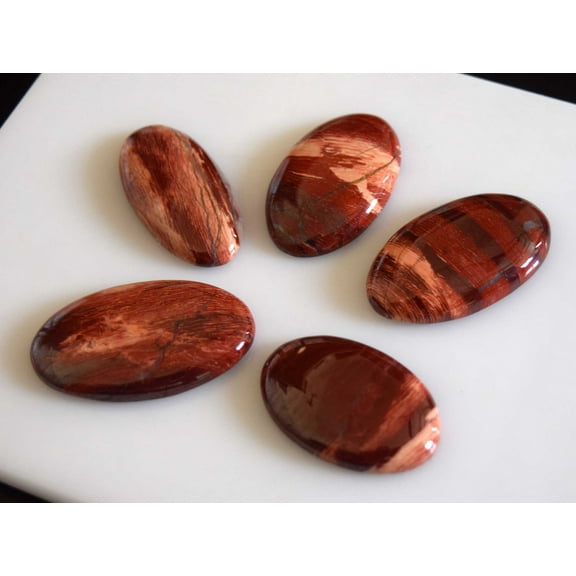 Red River Jasper Gemstone 5 Pcs Lot 200.00 Cts