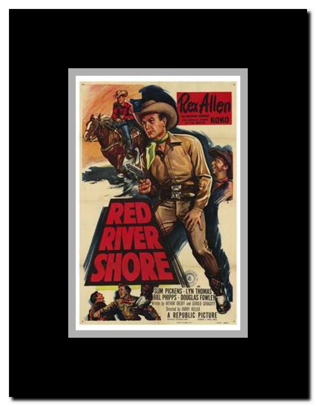 Red River Shore Framed Movie Poster
