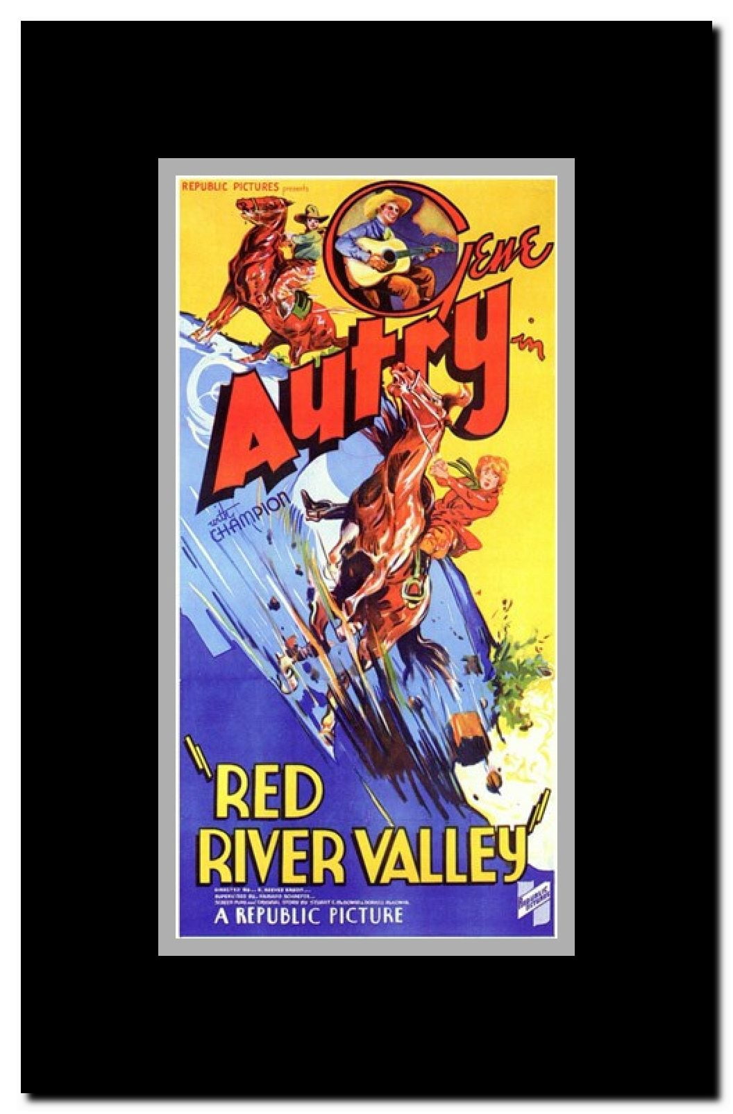Red River Valley Framed Movie Poster