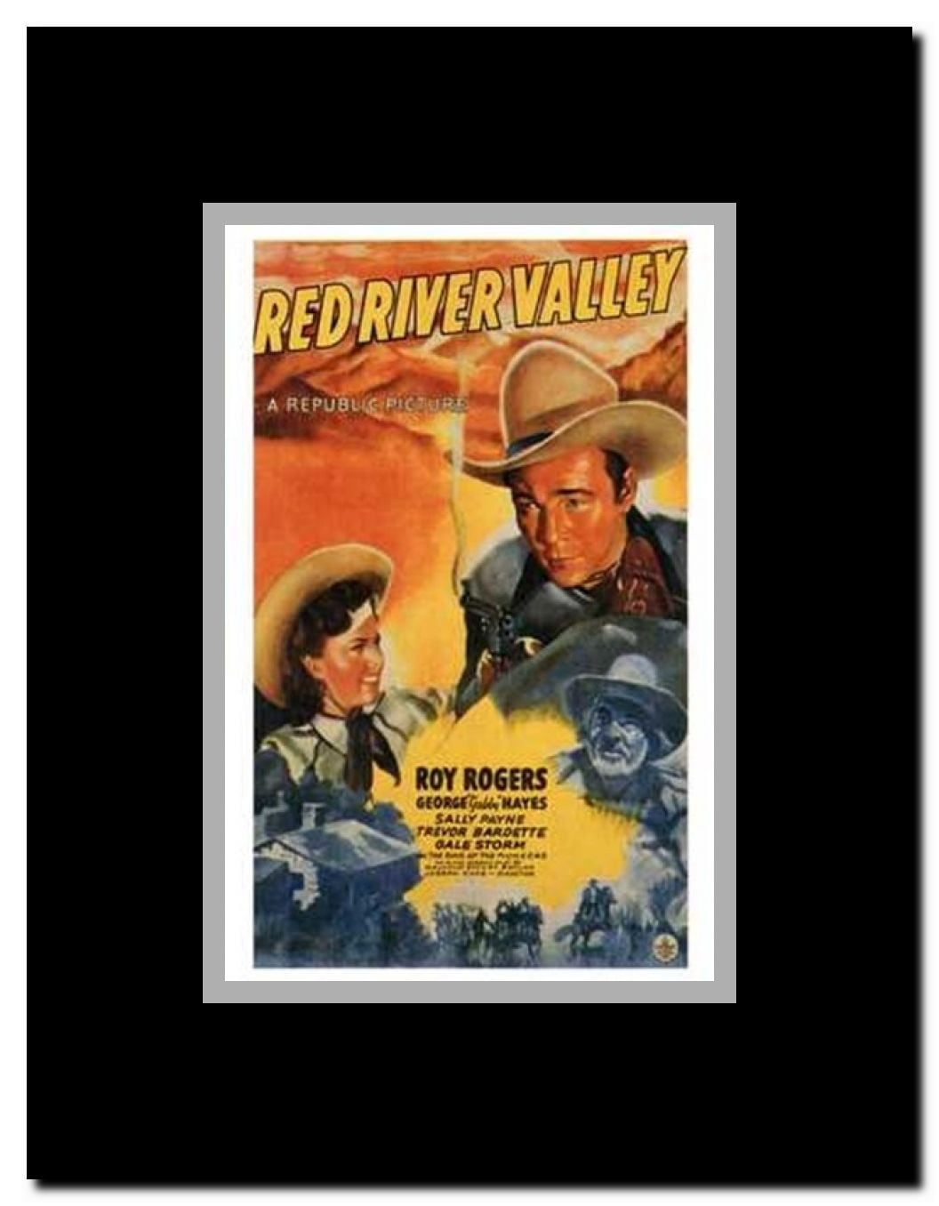 Red River Valley Framed Movie Poster