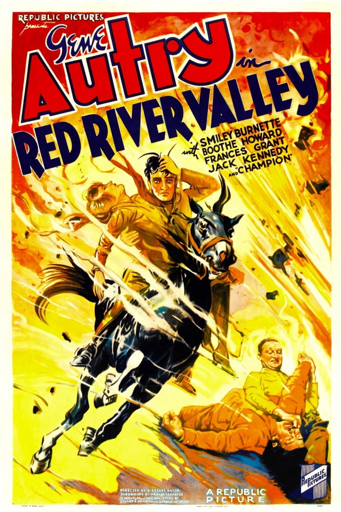 Red River Valley U Canvas Art - (24 x 36)