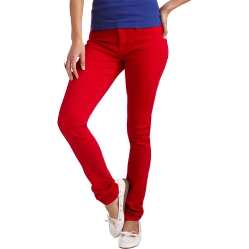 Red jeans for juniors store