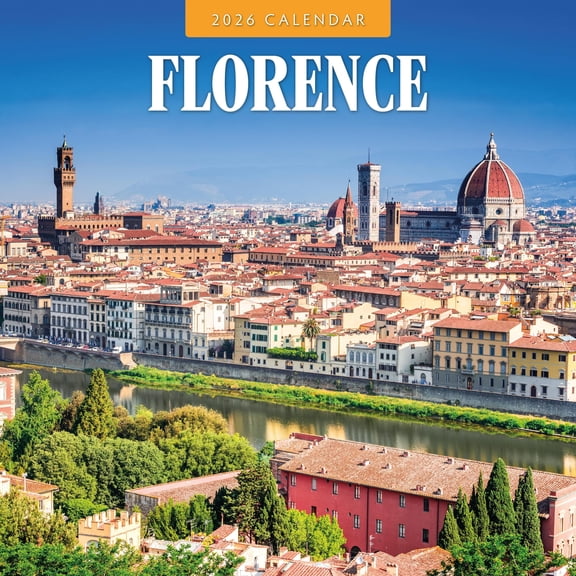 Red Robin 2026 Florence Monthly Wall Calendar | 12" x 24" Open | Premium Thick & Sturdy Paper | Hangable 12 Month Calendar | Lined Notes & To Do Area | Vivid Images | Plastic Free