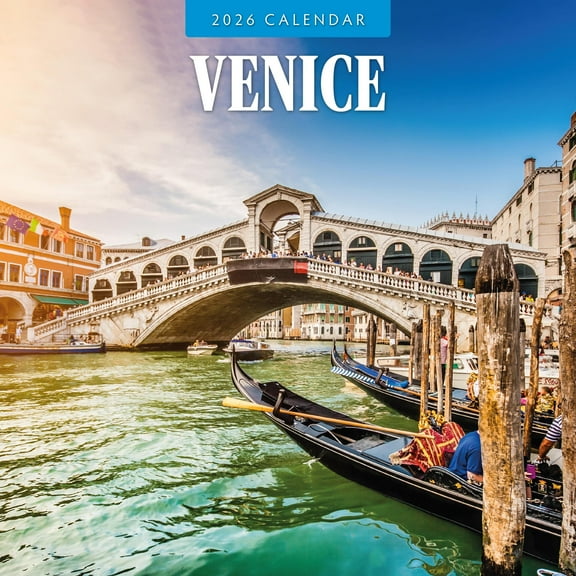 Red Robin 2026 Venice Monthly Wall Calendar | 12" x 24" Open | Premium Thick & Sturdy Paper | Hangable 12 Month Calendar | Lined Notes & To Do Area | Vivid Images | Plastic Free