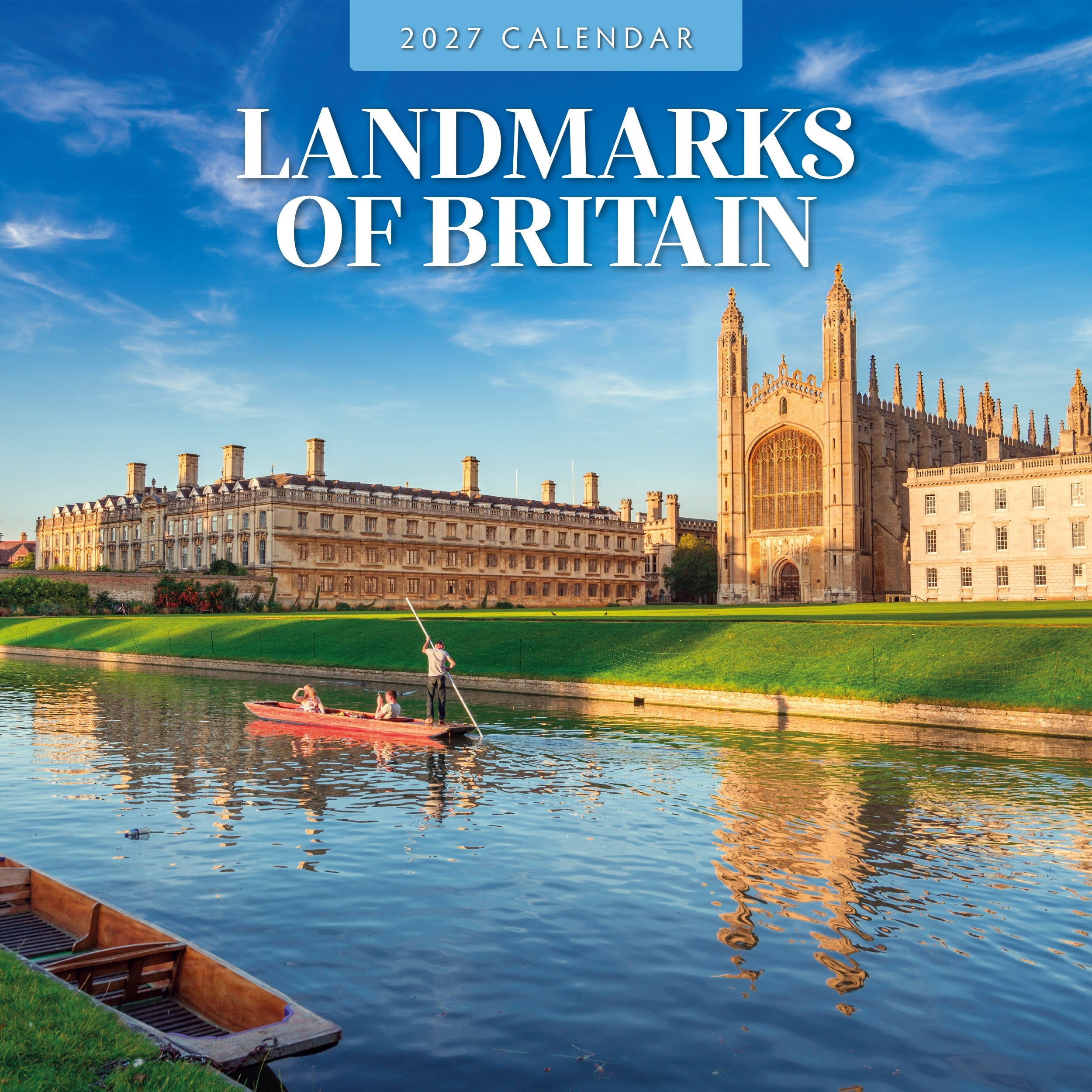 Red Robin 2027 Landmarks of Britain Monthly Wall Calendar | 12