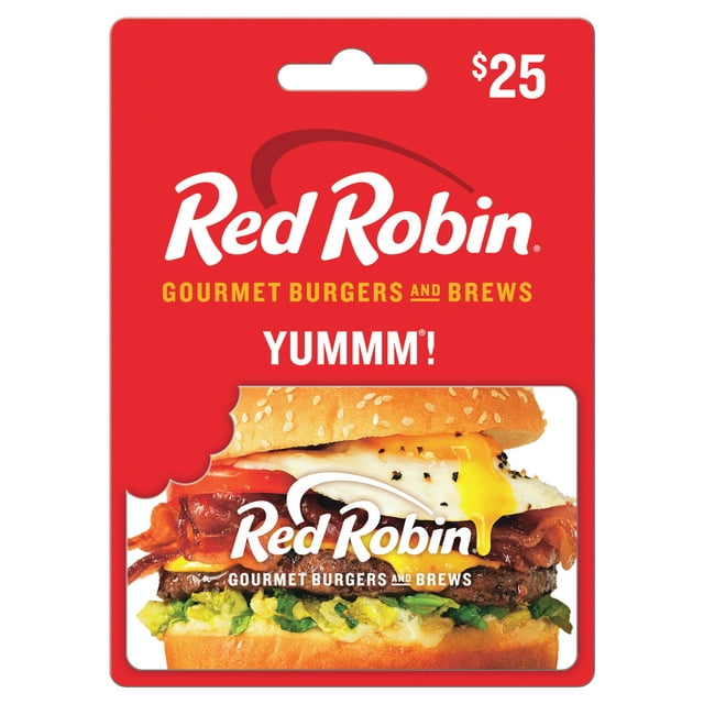 Red Robin 25 Gift Card
