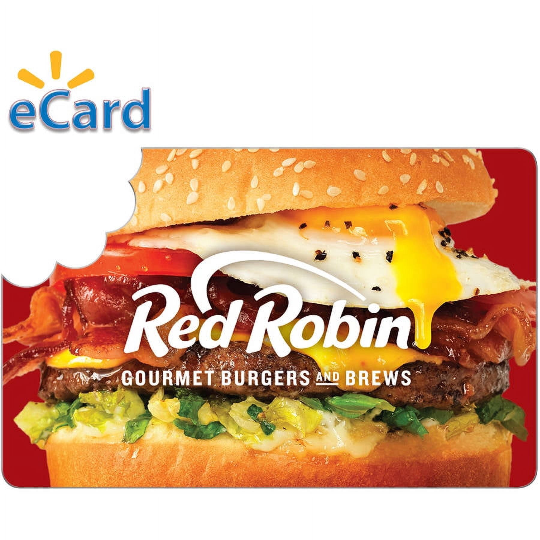 Red Robin $25 eGift Card - Walmart.com