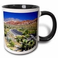 thumbnail image 1 of 3drose, Red Rock Canyon, Las Vegas, Nevada - Us28 Mde0008 - Michael Defreitas, 15oz Two-tone Black Mug, 1 of 6
