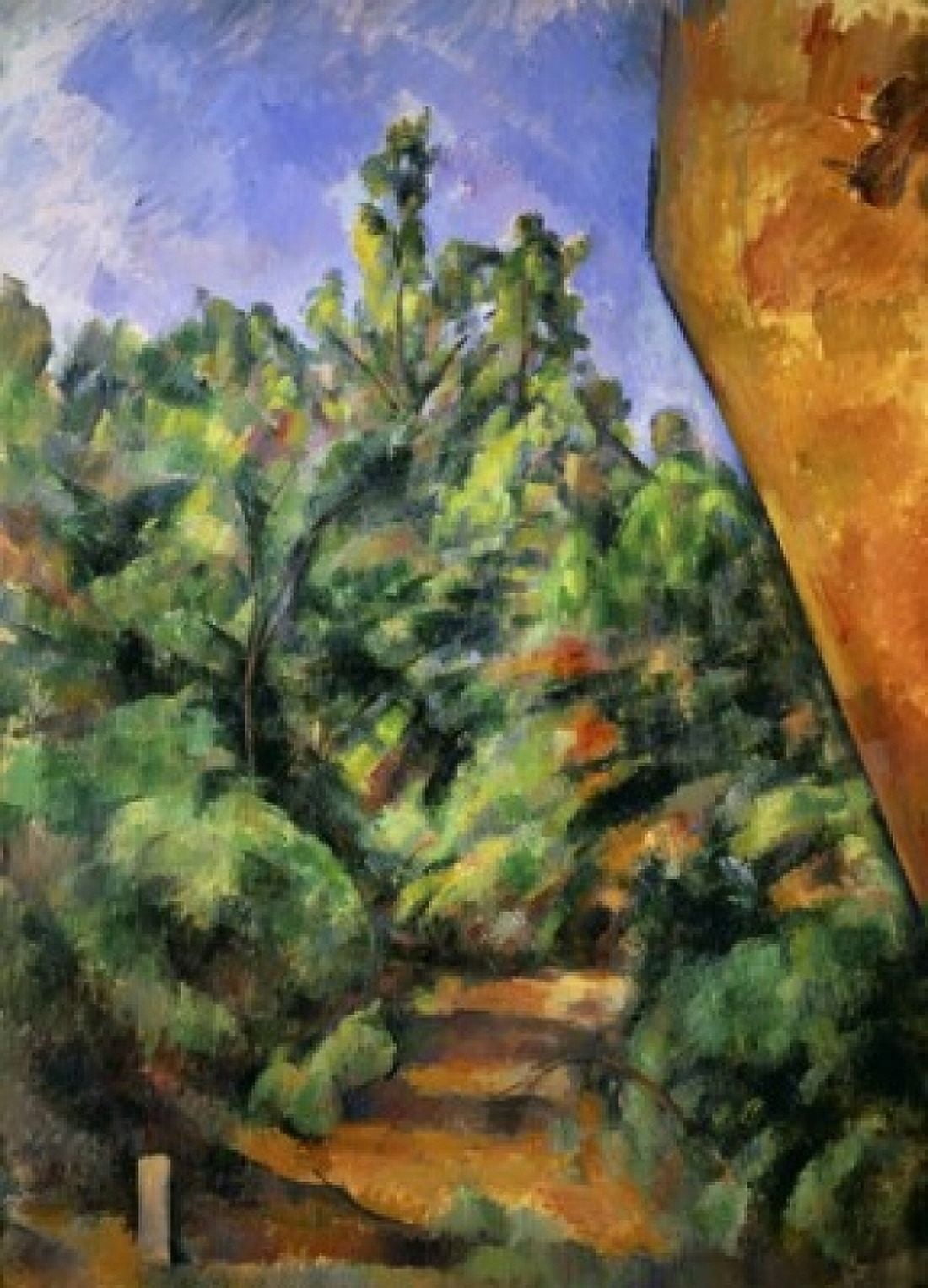 The Red Rock (Le Rocher Rouge) c 1900 Paul Cezanne (1839-1906 French) Oil on canvas Musee de l Orangerie Paris France Canvas Art - Paul Cezanne (24 x 36)