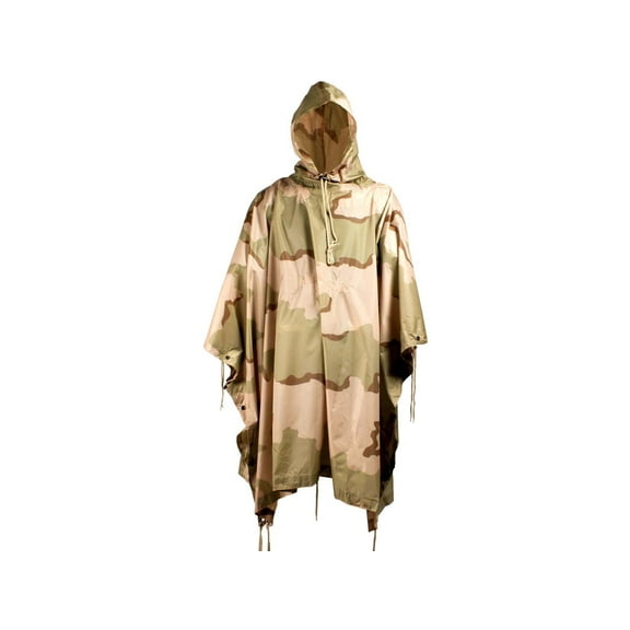 Red Rock Outdoor Gear G.I.-Style Ripstop Nylon Poncho, Desert