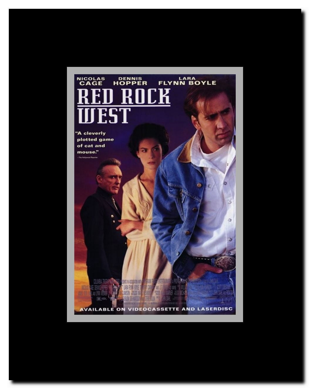 Red Rock West Framed Movie Poster