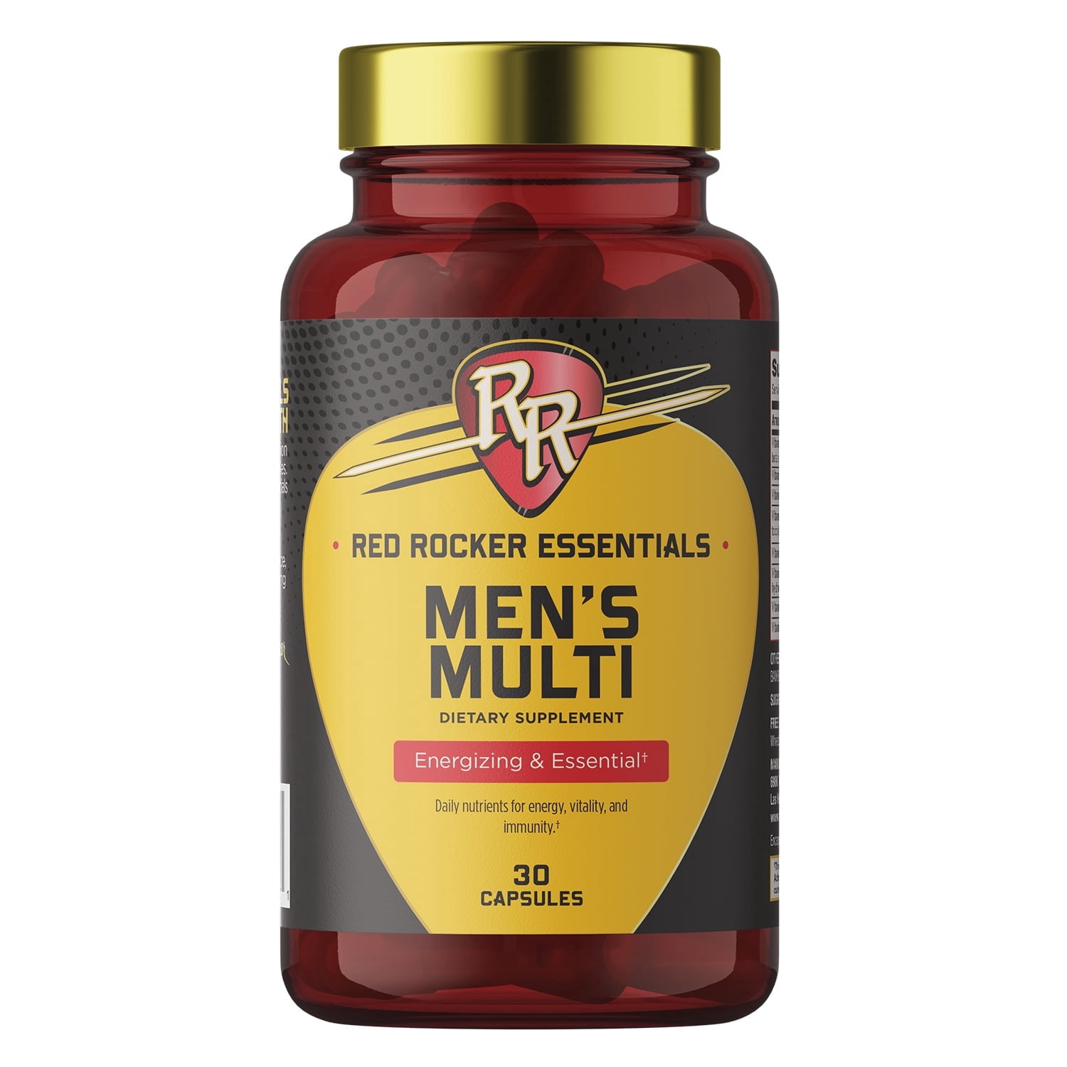 Red Rocker Essentials Men's Multi - Once Daily - 30 Capsules - Walmart.com