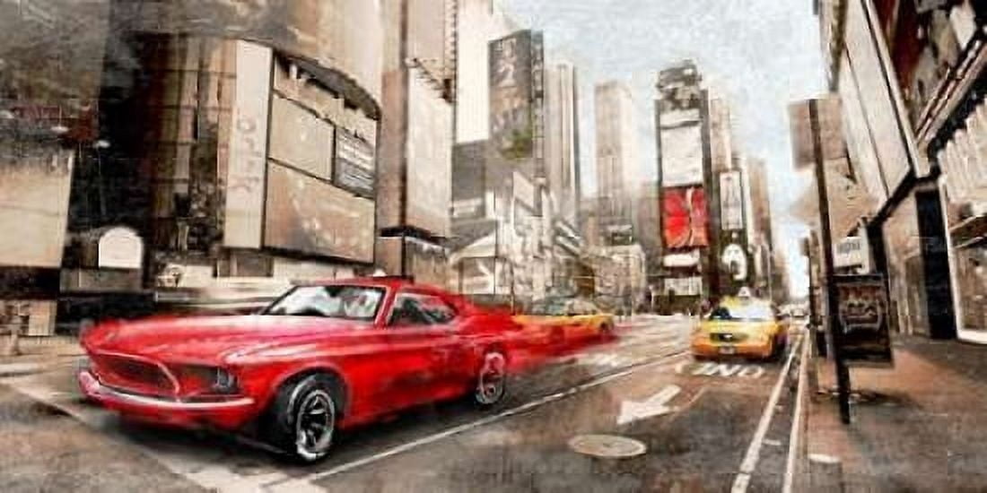 Red Rocket Canvas Art - Ivan Baldo (10 x 20)