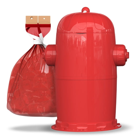Red Rocket Doggy TWIST'R Odor Free Dog Waste Disposal System for Outdoor and Indoor (Large)
