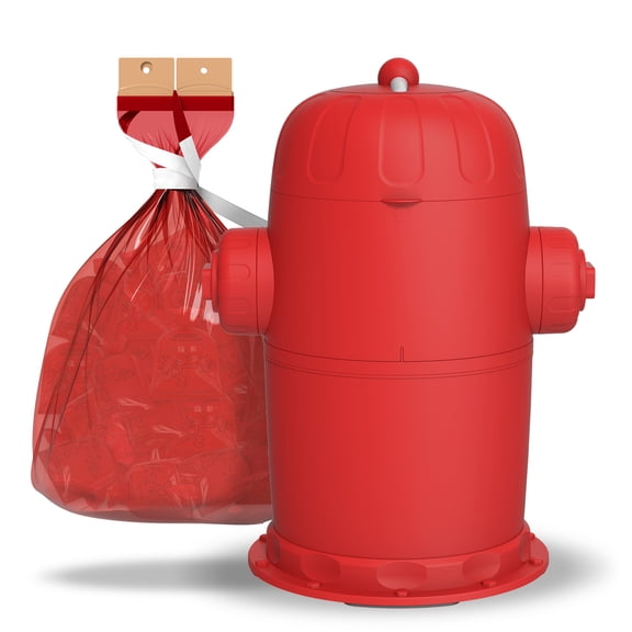 Red Rocket Doggy TWIST'R Odor Free Dog Waste Disposal System for Outdoor and Indoor (Small)