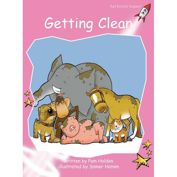Red Rocket (Tm) Readers Pre-Reading Leve Getting Clean, (Paperback)