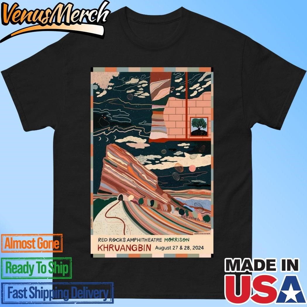 Red Rocks Amphitheater Shirts Red Rocks Amphitheatre Morrison Khruangbin August 27-28 2024 Shirt ...