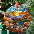 thumbnail image 1 of Red Rocks Christmas Ornament, Ceramic/Acrylic - Red Rocks Hawaii Travel Souvenir, Christmas Tree Ornament, Travel Keepsake 2025, Gift for Adventurers, 2025 Collector’s Piece, 1 of 5