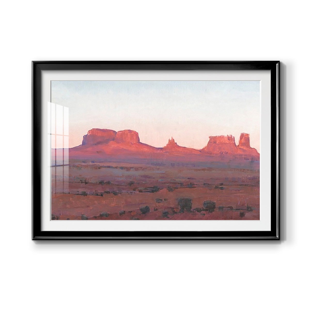 Red Rocks at Dusk II Premium Framed Print - Ready to Hang