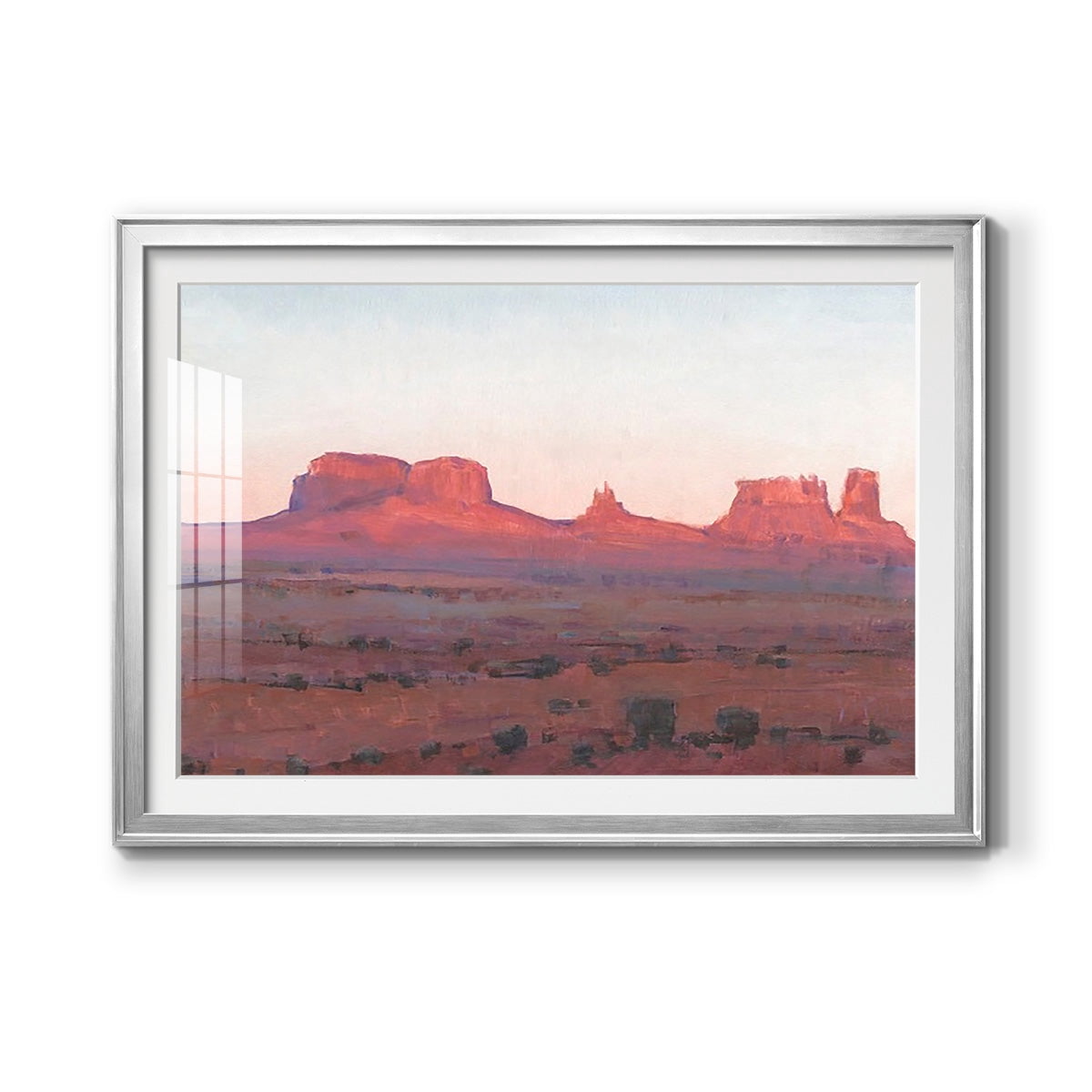 Red Rocks at Dusk II Premium Framed Print - Ready to Hang