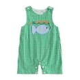 thumbnail image 1 of Red Romper Newborn Unisex Newborn Baby Boy Girl Summer Clothes Sleeveless Bubble Romper Jumpsuit Overall Shorts Infant Clothing One-piece Coverall and Layette Set, 1 of 8