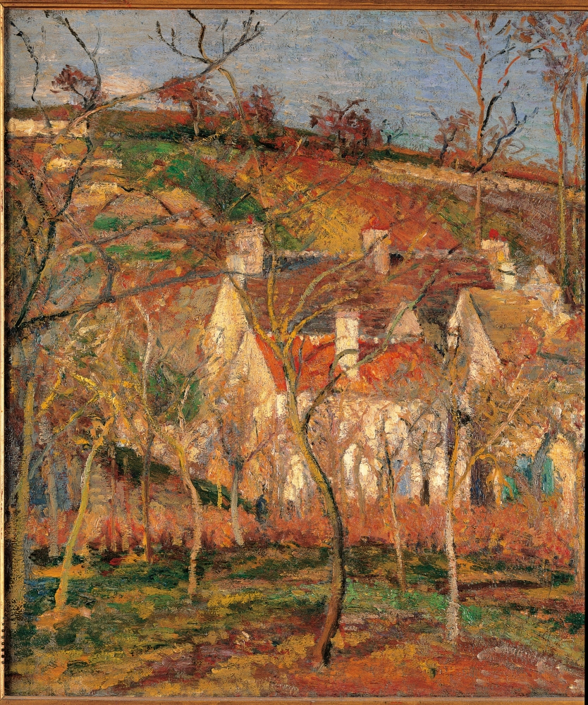 Red Roofs Canvas Art - (18 x 24)