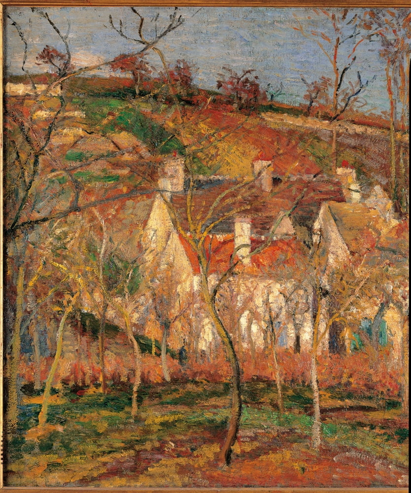Red Roofs Canvas Art - (24 x 36)