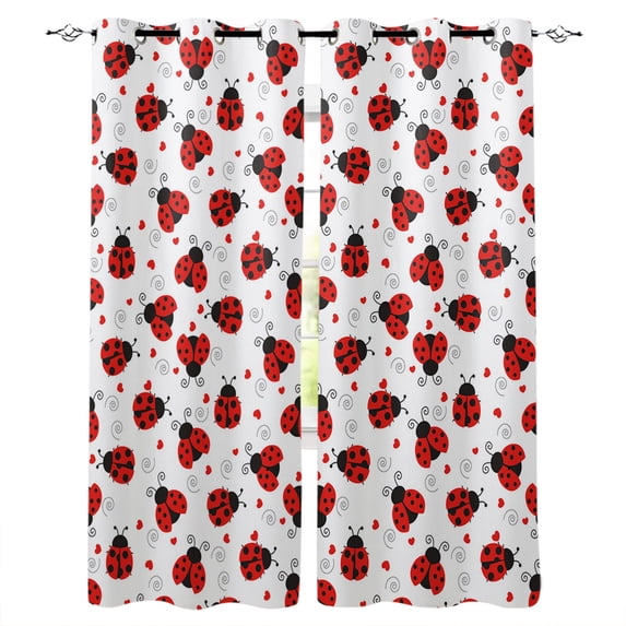Red Room Curtains Large Window Window Curtains Curtain Rod Living Room Curtains Kitchen Indoor Decor Kids Roo