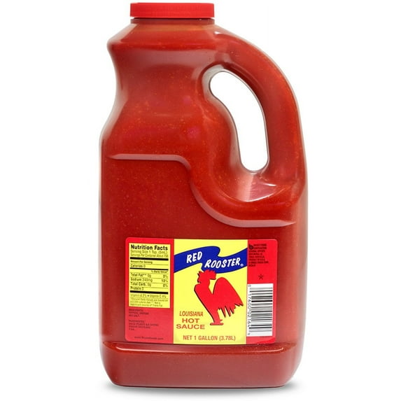 Red Rooster Classic Louisiana Style Hot Sauce, 1 Gallon