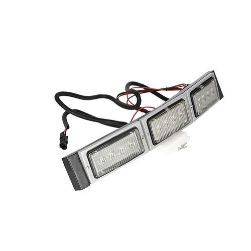 Red Rooster LED Hood Headlight Conversion Kit - Flood Beam 3 Lights - 60W fits John Deere 4050 4055 4250 4255 4450 4455 RE306510 R98632 RE37450