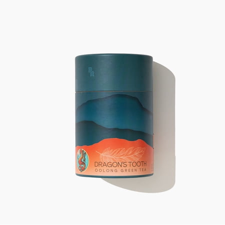 Red Rooster Tea, Dragon's Tooth Oolong, 4oz can loose leaf tea