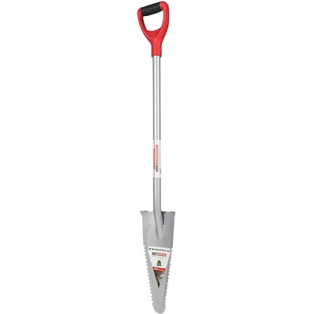 Red Root Assassin Carbon Steel Shovel, 48-Inch
