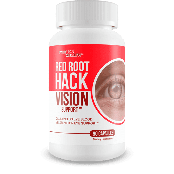 Red Root Hack Vision Supplement - Our Best Eye Pills for Ocular Clog - Vision Eye Vitamins to Improve Eyesight - Our Best Bloodflow Vision Pills Sight Care Formula with Vitamin A, Lutein, Zeaxanthin