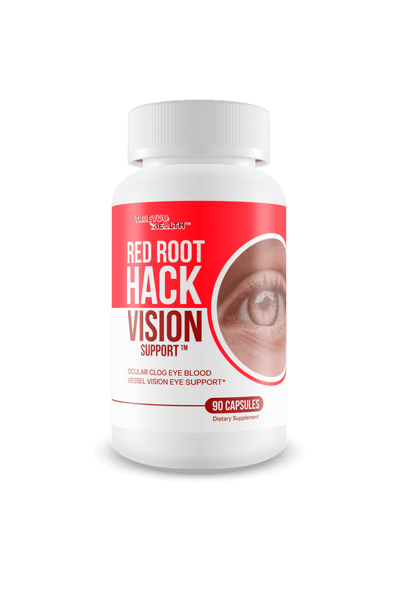 Red Root Hack Vision Supplement - Our Best Eye Pills for Ocular Clog - Vision Eye Vitamins to Improve Eyesight - Our Best Bloodflow Vision Pills Sight Care Formula with Vitamin A, Lutein, Zeaxanthin
