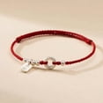 thumbnail image 1 of Red Rope Bracelet Women's Sterling Silver, 1 of 2