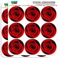 thumbnail image 1 of Red Rose 18 2" Planner Calendar Scrapbooking Crafting Stickers, 1 of 2