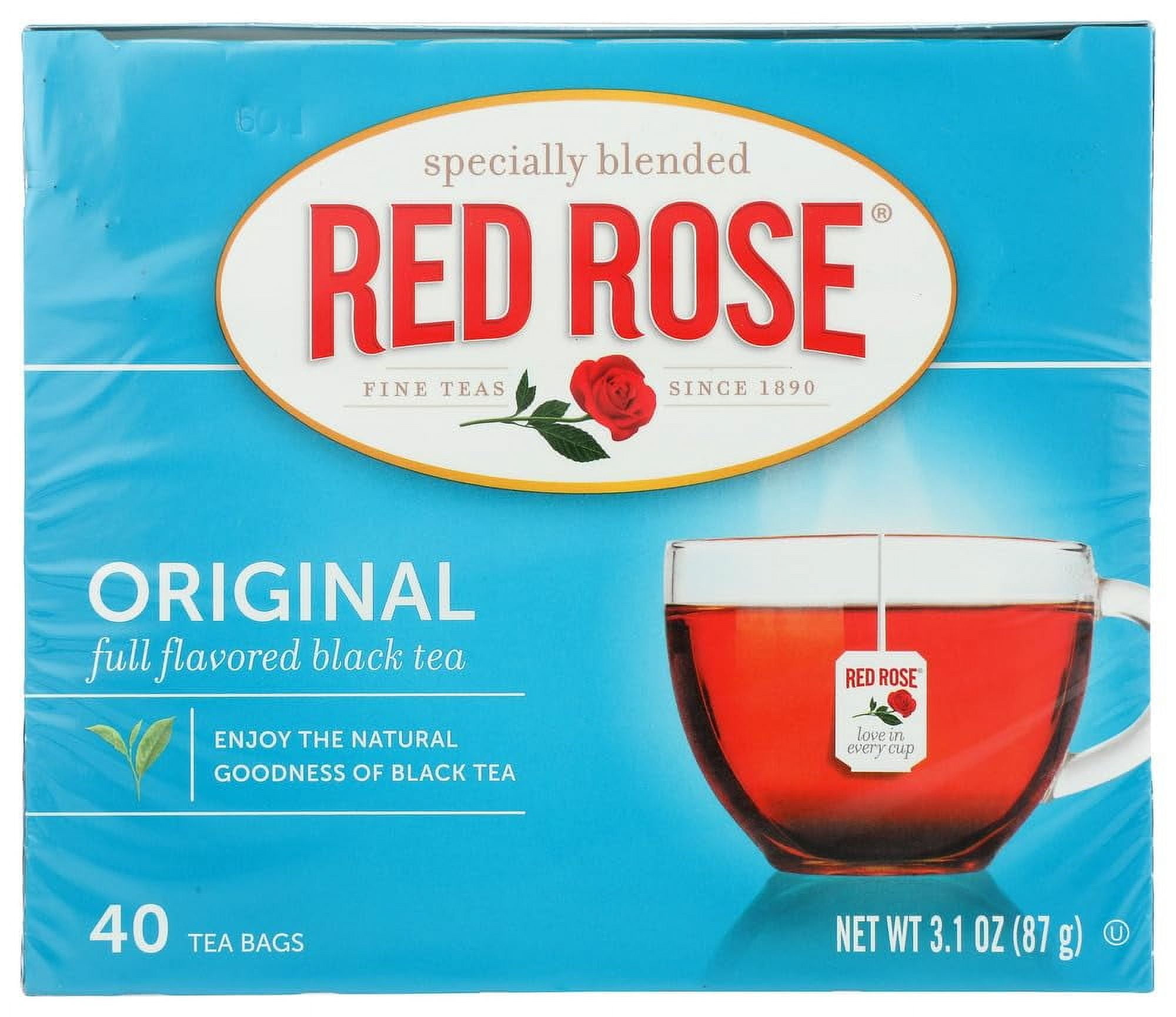 Red Rose Original Black Tea – 40 Tea Bags (Pack Of 6 Boxes)