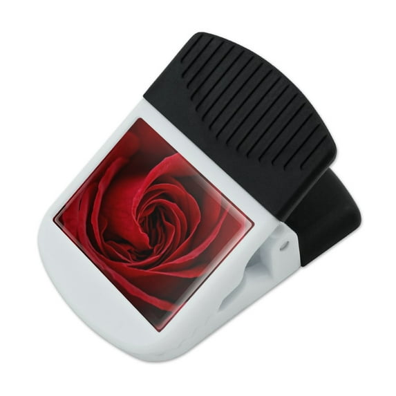 Red Rose Close-up Refrigerator Fridge Magnet Magnetic Hanging Hook Note Snack Clip