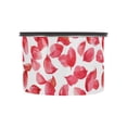thumbnail image 1 of Red Rose Flower Petals Airtight Coffee Bean Canister 17oz Food Storage Containers with Lids For Gournd, Tea, Sugar, Flour, Rice, Cereal, Candy Cookie Jar, 1 of 8